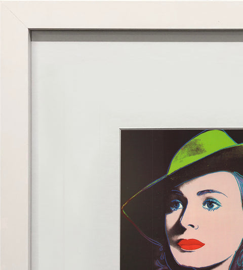 ANDY WARHOL Portrait of Ingrid Bergman with Hat, 1983