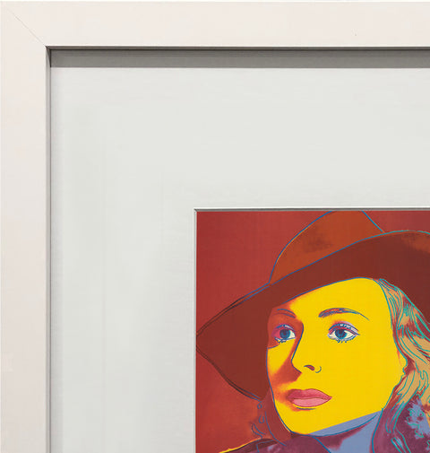 ANDY WARHOL Portrait of Ingrid Bergman with Hat, 1983