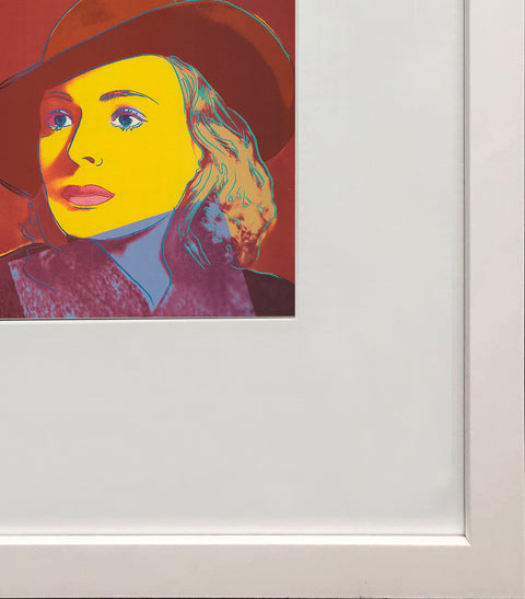 ANDY WARHOL Portrait of Ingrid Bergman with Hat, 1983