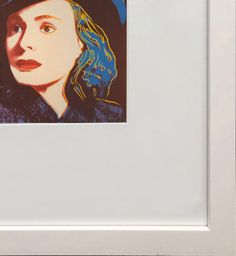 ANDY WARHOL Portrait of Ingrid Bergman with Hat, 1983