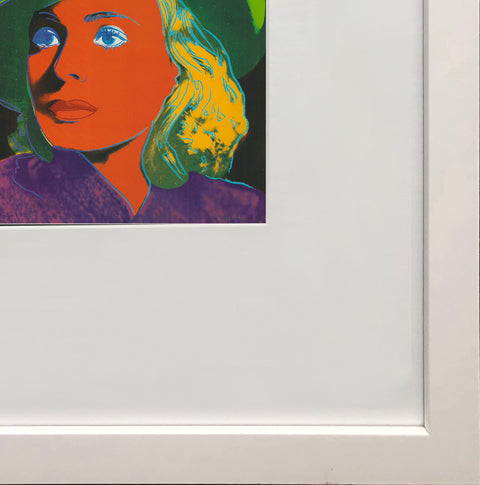 ANDY WARHOL Portrait of Ingrid Bergman with Hat, 1983