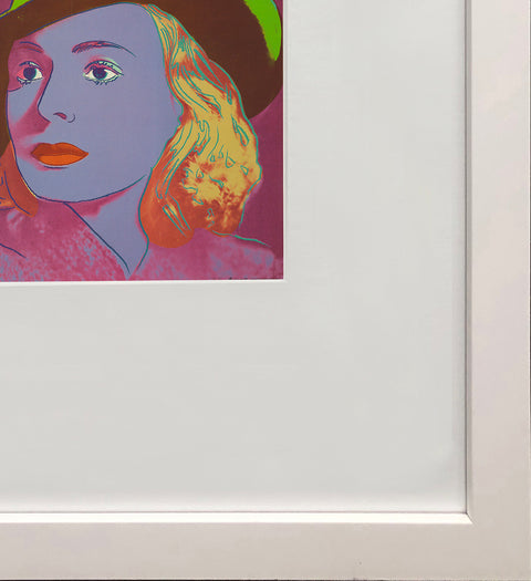 ANDY WARHOL Portrait of Ingrid Bergman with Hat, 1983