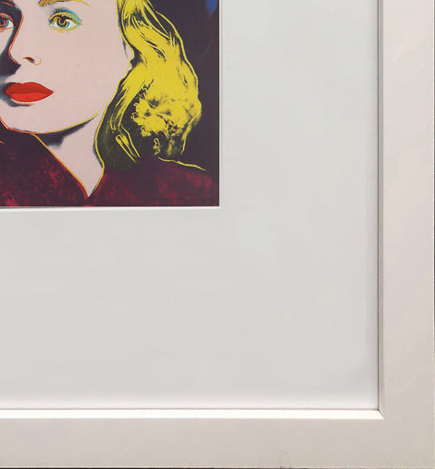 ANDY WARHOL Portrait of Ingrid Bergman with Hat, 1983