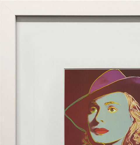 ANDY WARHOL Portrait of Ingrid Bergman with Hat, 1983