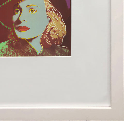 ANDY WARHOL Portrait of Ingrid Bergman with Hat, 1983