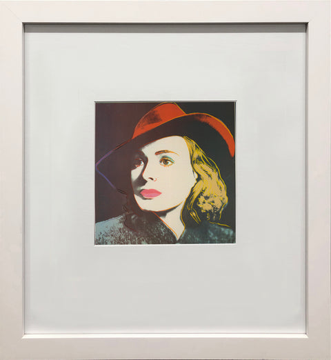 ANDY WARHOL Portrait of Ingrid Bergman with Hat, 1983