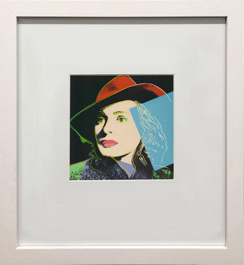 ANDY WARHOL Portrait of Ingrid Bergman with Hat, 1983