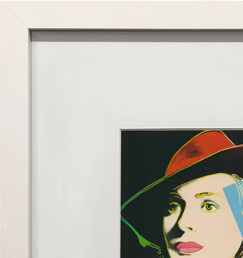 ANDY WARHOL Portrait of Ingrid Bergman with Hat, 1983