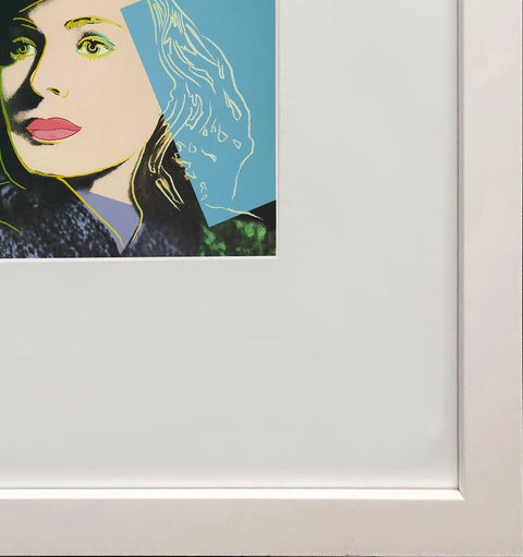 ANDY WARHOL Portrait of Ingrid Bergman with Hat, 1983