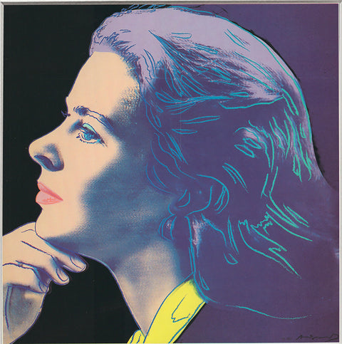 ANDY WARHOL Portrait of Ingrid Bergman, 1983