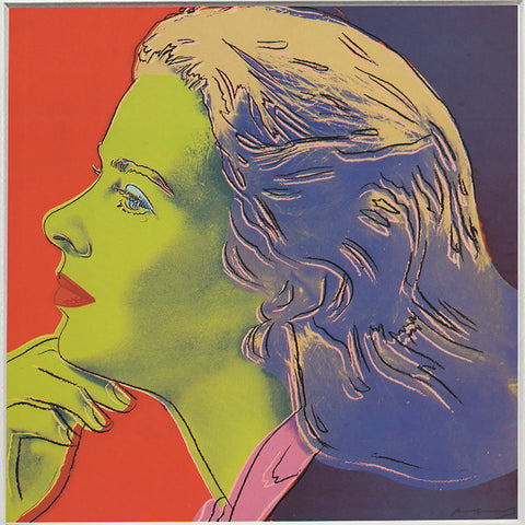 ANDY WARHOL Portrait of Ingrid Bergman, 1983