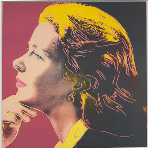 ANDY WARHOL Portrait of Ingrid Bergman, 1983