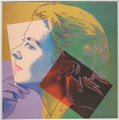 ANDY WARHOL Portrait of Ingrid Bergman, 1983