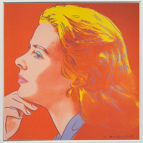 ANDY WARHOL Portrait of Ingrid Bergman, 1983