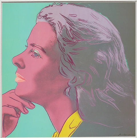 ANDY WARHOL Portrait of Ingrid Bergman, 1983