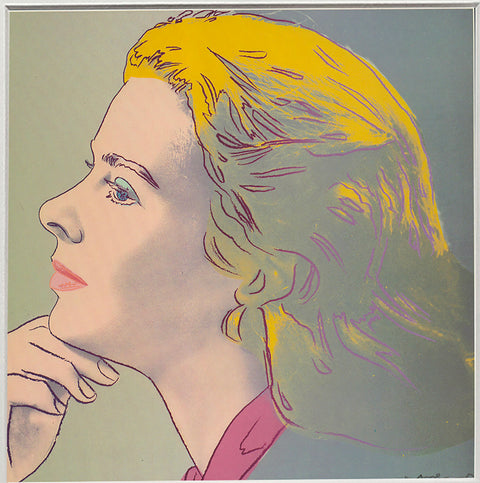 ANDY WARHOL Portrait of Ingrid Bergman, 1983