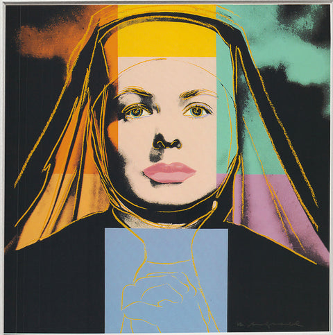 ANDY WARHOL Portrait of Ingrid Bergman the Nun, 1983