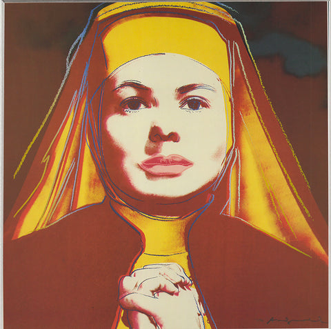 ANDY WARHOL Portrait of Ingrid Bergman the Nun, 1983