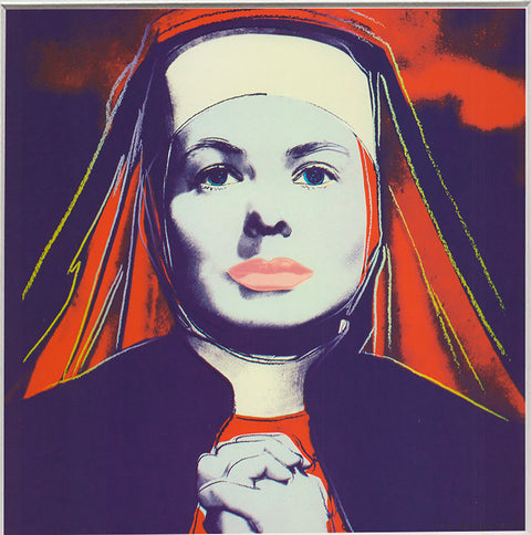 ANDY WARHOL Portrait of Ingrid Bergman the Nun, 1983