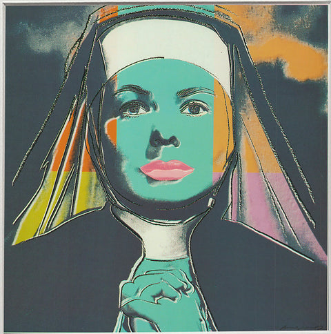 ANDY WARHOL Portrait of Ingrid Bergman the Nun, 1983