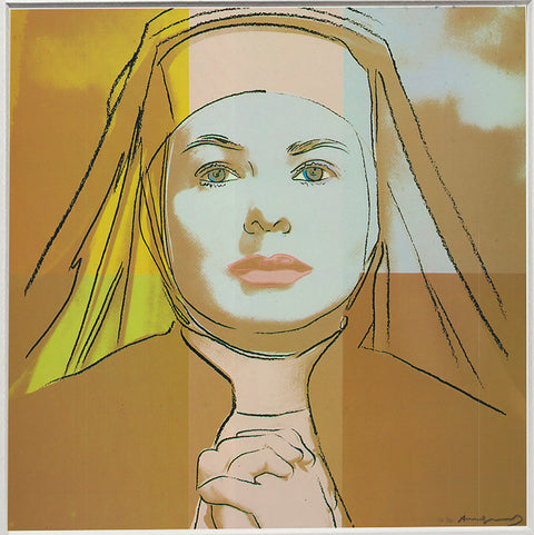 ANDY WARHOL Portrait of Ingrid Bergman the Nun, 1983