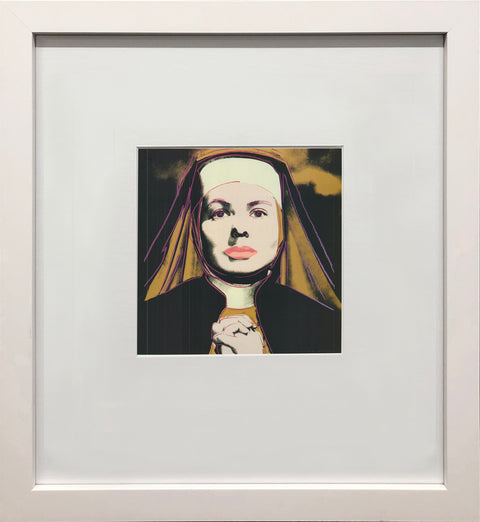 ANDY WARHOL Portrait of Ingrid Bergman the Nun, 1983