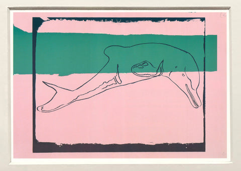 ANDY WARHOL Vanishing Animals: La Plata River Dolphin, 1991