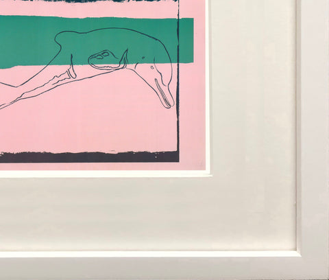 ANDY WARHOL Vanishing Animals: La Plata River Dolphin, 1991