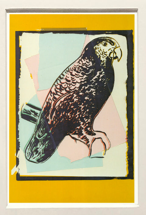 ANDY WARHOL Vanishing Animals: Puerto Rican Parrot, 1991