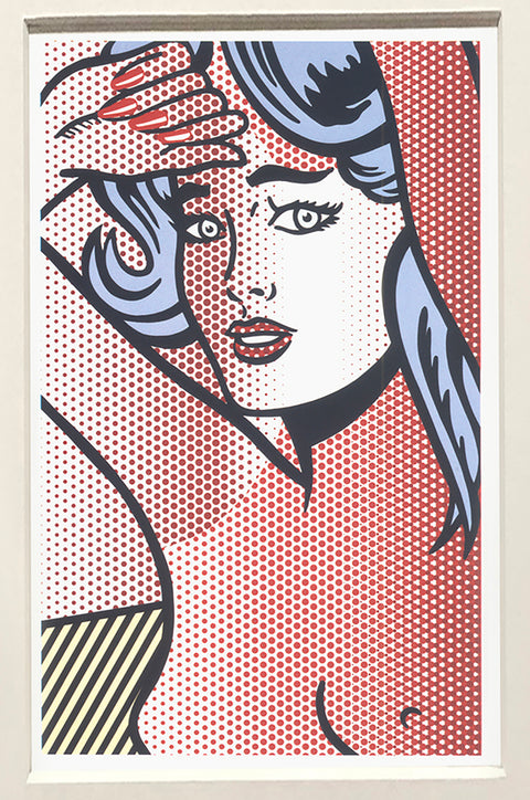 ROY LICHTENSTEIN Nude with Blue Hair, 1997