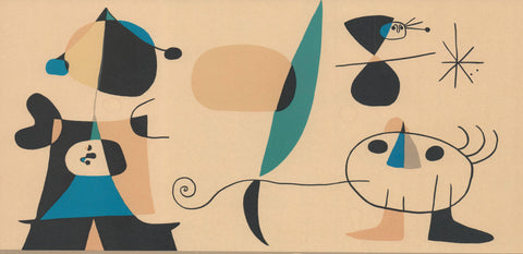 JOAN MIRO Les Fauves, 1966