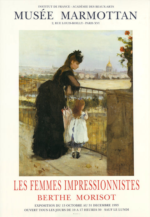 BERTHE MORISOT Woman and Child on a Balcony, 1993