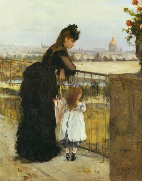 BERTHE MORISOT Woman and Child on a Balcony, 1993