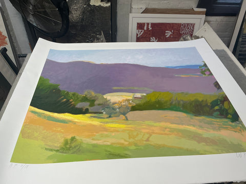 WOLF KAHN Down in the Valley, 2003 - Signed