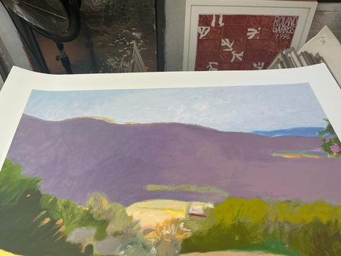 WOLF KAHN Down in the Valley, 2003 - Signed