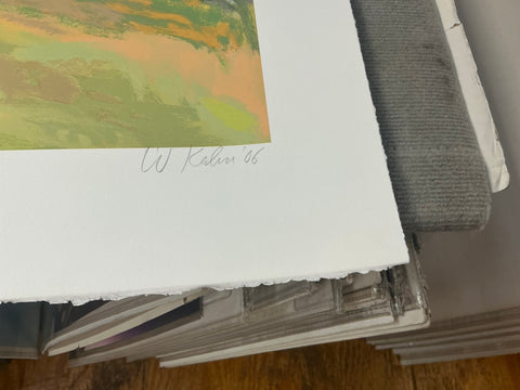 WOLF KAHN Down in the Valley, 2003 - Signed