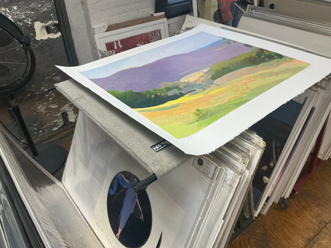 WOLF KAHN Down in the Valley, 2003 - Signed