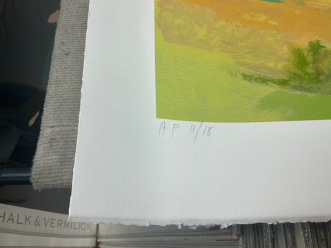 WOLF KAHN Down in the Valley, 2003 - Signed