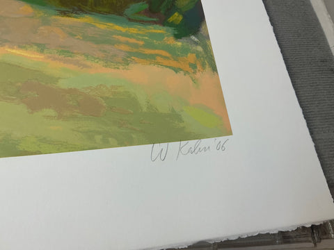 WOLF KAHN Down in the Valley, 2003 - Signed