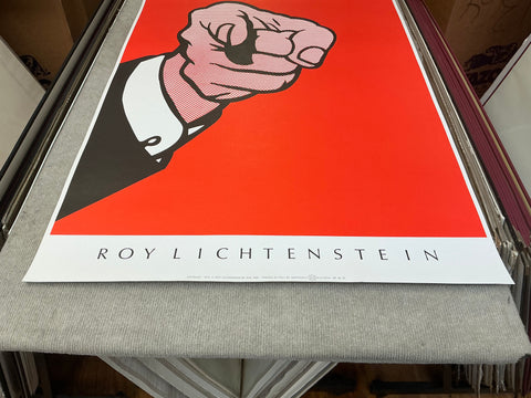 ROY LICHTENSTEIN Pointed Finger, 1989