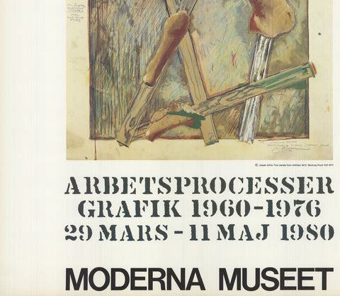 JASPER JOHNS Works in Progress, 1980