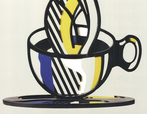 ROY LICHTENSTEIN Cup and Saucer, 1989
