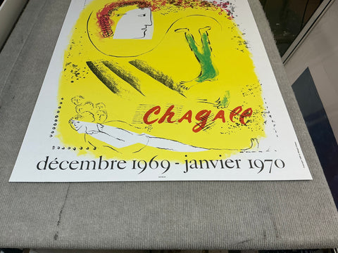 MARC CHAGALL The Yellow Background, 1969