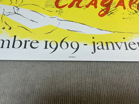 MARC CHAGALL The Yellow Background, 1969