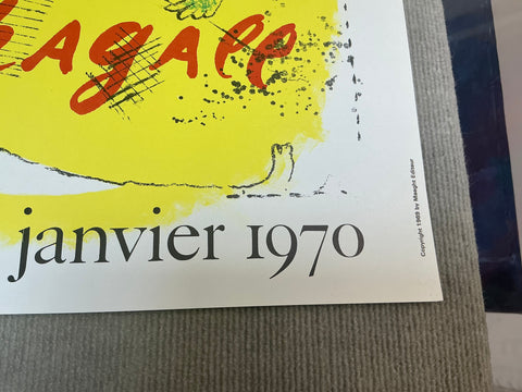 MARC CHAGALL The Yellow Background, 1969