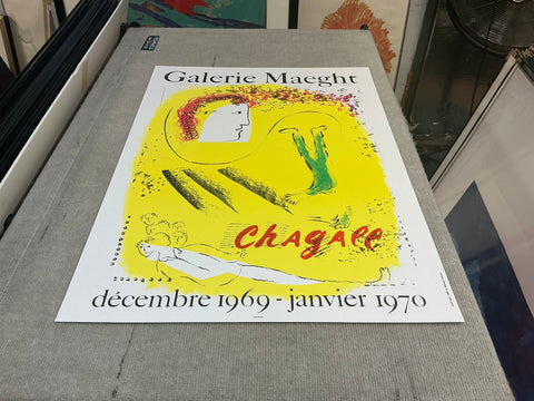 MARC CHAGALL The Yellow Background, 1969