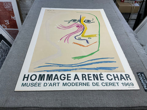 PABLO PICASSO Hommage A Rene Char, 1969