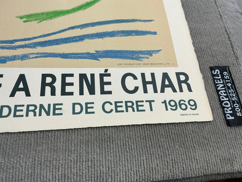 PABLO PICASSO Hommage A Rene Char, 1969