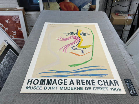 PABLO PICASSO Hommage A Rene Char, 1969