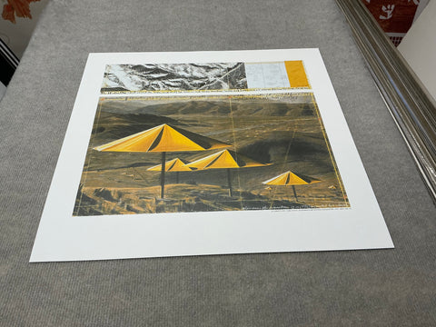 JAVACHEFF CHRISTO The Yellow Umbrellas, 1991